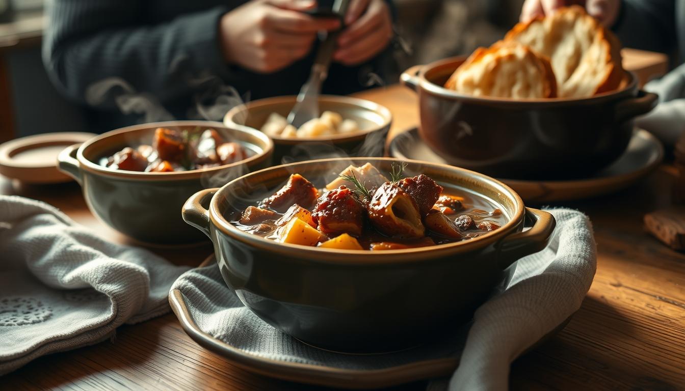 Balanced healthy meal prepared in a home kitchen