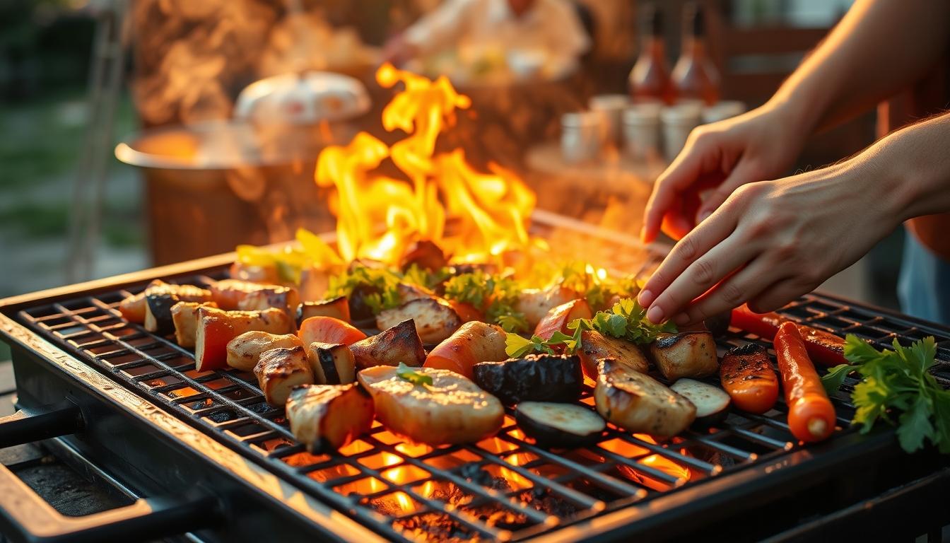 Fresh ingredients for healthy home cooking